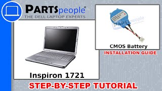 Dell Inspiron 1721 CMOS Battery Replacement Video Tutorial [upl. by Rabassa]