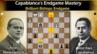 Capablancas Endgame Mastery  Nimzowitsch vs Capablanca 1913 [upl. by Kordula976]