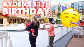 AYDENS BIRTHDAY VLOG  Family 5 Vlogs [upl. by Leamaj]