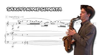 Alexander Liebermann  Saxophone Sonata Full Score [upl. by Notgnirrab]