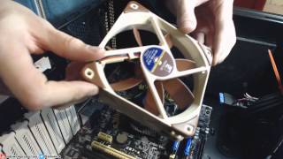 Noctua NFS12A Review amp Installation  Make Your Computer Quiet [upl. by Ahcurb79]