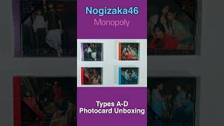 Nogizaka46 Monopoly Photocard Unboxing [upl. by Yssak]