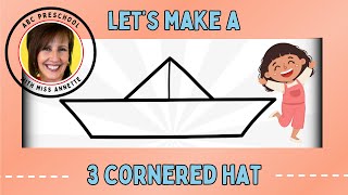 Preschool Hat Origami Art [upl. by Naresh]