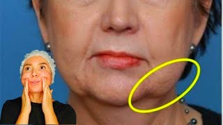 7 facial massage methods to LIFT SAGGING JOWLS sagging cheeks [upl. by Yrtnahc]