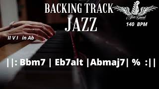 Backing Track Jazz II V I in Ab [upl. by Acinad]