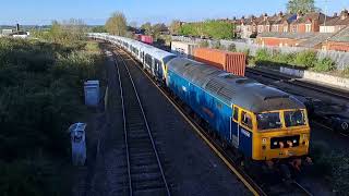 47749 departs Eastleigh TRSMD on 5Q74 160424 [upl. by Nonnairb257]