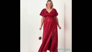 Vestido de Festa Plus Size Longo em Lurex [upl. by Wehhtam]