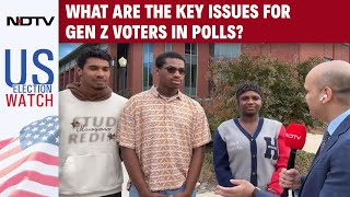 US Election 2024  NDTV In US What Are The Key Issues For Gen Z Voters In Polls [upl. by Gifford]