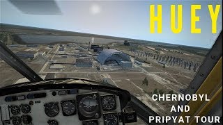 XPlane 11  Nimbus UH1  Huey Tour of Chernobyl and Pripyat VR [upl. by Aneerehs]