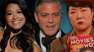 7 OMG Moments From 2015 Golden Globes [upl. by Labotsirc630]