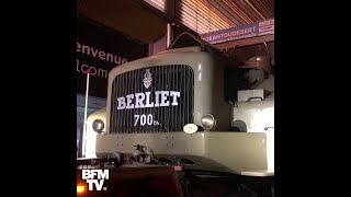 Le Berliet T100 lun des plus grands camions au monde est arrivé à Paris [upl. by Decker]