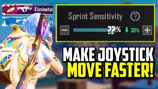 FEITZ SPRINT SENSITIVITY FOR FASTER MOVEMENT  PUBG Mobile [upl. by Donovan483]