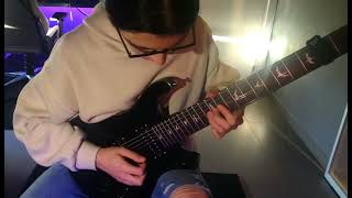 The best of time  Dream Theater  Guitar solo cover [upl. by Athena571]