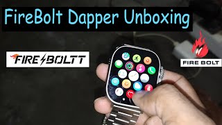 🔥Unboxing and Review FireBoltt Dapper Smartwatch  Ultimate Fitness and Connectivity Companion [upl. by Anovahs]