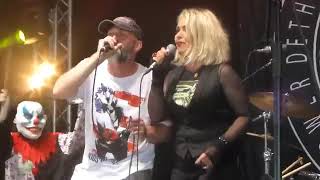 Trop bien LAWNMOWER DETH AVEC KIM WILDE LIVE AT DOWNLOAD 11 6 16Retro découverte [upl. by Eniawd]