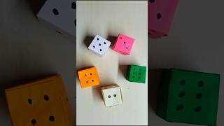 Paper Dice making diyideas viralshorts viral [upl. by Noid]