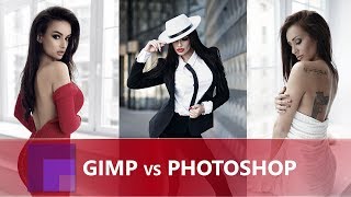 Gimp vs Photoshop  Photo Editing Software  COMPARISON 2018 [upl. by Finbar]