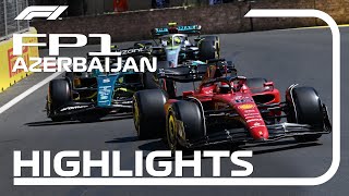 FP1 Highlights  2022 Azerbaijan Grand Prix [upl. by Irrehc]