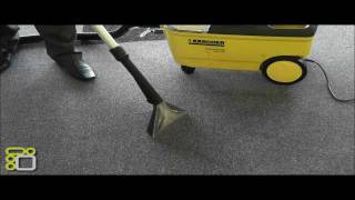 Karcher Carpet Cleaner PUZZI 100 Demonstration [upl. by Laon561]