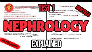 NEPHROLOGY TESTS CAN BE EZ 1 by Foxterrier [upl. by Egrog]