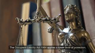 Occupiers Liability Act 1984 wwwelawresourcescouk [upl. by Eaner]