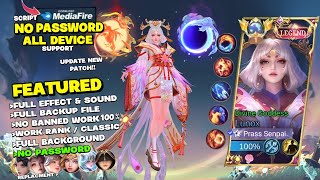 NEW Script Skin Lunox Legend No Password  Effect amp Voice  New Patch Mobile Legends [upl. by Ileak]