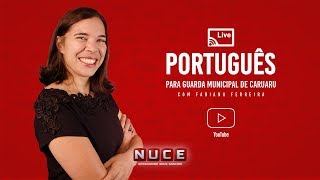 AULA DE PORTUGUÊS PARA GUARDA MUNICIPAL DE CARUARU [upl. by Relda]