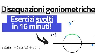 Esercizi svolti sulle disequazioni goniometriche [upl. by Merrily113]