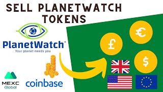 💸💰How to sell Planetwatch Tokens Planets  Easiest and Cheapest way with Coinbase [upl. by Briggs666]