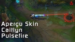 VOIX MANQUANTE Caitlyn Pulsefire  Aperçu Skin [upl. by Rabaj]