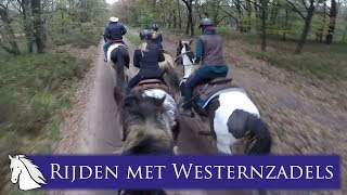 The Mill Ranche Western buitenrit met de Paarden YouTubers  Hart voor Paarden [upl. by Furtek]