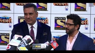 Arshad Warsi Boman Irani and Raveena Tandon at promotion of Sony TV reality show Sabse Bada Kalakar [upl. by Aihsekan365]