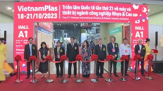 Vietnam Int’l Plastics and Rubber Industry Exhibition kicks off [upl. by Rabbi278]