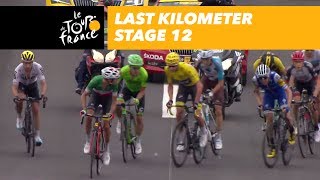 Last kilometer  Stage 12  Tour de France 2017 [upl. by Ketty]