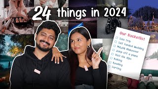 24 THINGS WE WANT TO DO IN 2024🌎💍🤍  Our 2024 Bucketlist [upl. by Kristy]