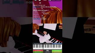 I played SUBWOOFER LULLABY Minecraft on ROBLOX Piano roblox piano robloxpiano music minecraft [upl. by Shantee]