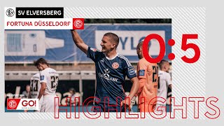 HIGHLIGHTS  SV Elversberg vs Fortuna Düsseldorf 05  Give me five [upl. by Aisyla]