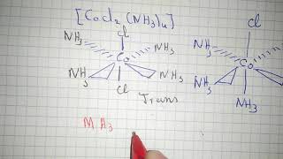 Chimie de coordination part 23  les isoméries géométrique  trans cis optique SMC6 [upl. by Ettedanreb663]