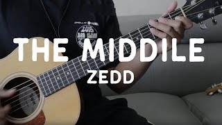 The Middle  Zedd Maren Morris Grey  Guitar Tutorial [upl. by Macintyre]