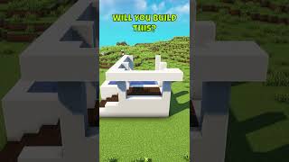 Minecraft Best Modern House🏠 shorts [upl. by Naujej776]