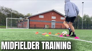 Position Specific Midfielder Training  Soccer Training Drills [upl. by Nicki]