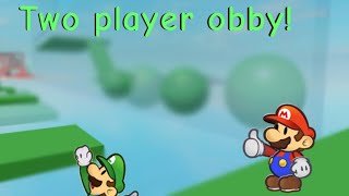 Two player obby I was 5 or 7 when I recorded this [upl. by Tonneson]