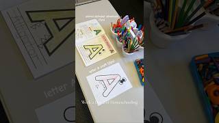 Homeschooling 25 Year Old Toddler 5 Year Old Alphabet Crafts Letter of the Day A Activities [upl. by Yslehc]