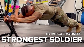 STRONGEST Soldier in Army Gym  Diamond Ott  Muscle Madness [upl. by Melan]