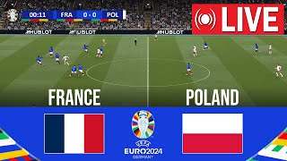 🔴 NA ŻYWO Francja vs Polska  UEFA EURO 2024  Mecz na żywo teraz [upl. by Kciredohr568]