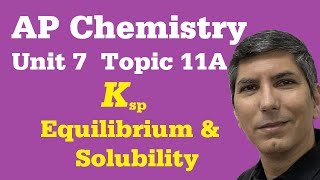 Introduction to Solubility Equilibria  AP Chem Unit 7 Topic 11a apchemistry [upl. by Imekawulo]