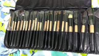 Makeup For You Brushes 24piece Makeup Brush Set Review [upl. by Sophi]