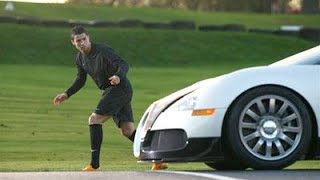 Cristiano Ronaldo vs Bugatti Veyron [upl. by Klockau]