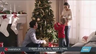 TV Commercial Spot  Overstockcom  Cyber Deals All Week  Value The Holidays [upl. by Yralih]