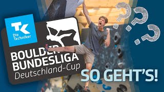 Profis an der Boulderwand 🏆  WAS ist dieser Deutschland Cup ⁉️⁉️ [upl. by Krusche687]